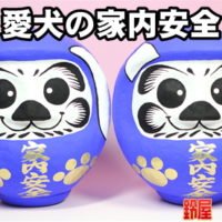 愛犬の1歳の誕生日の記念品：ブルー